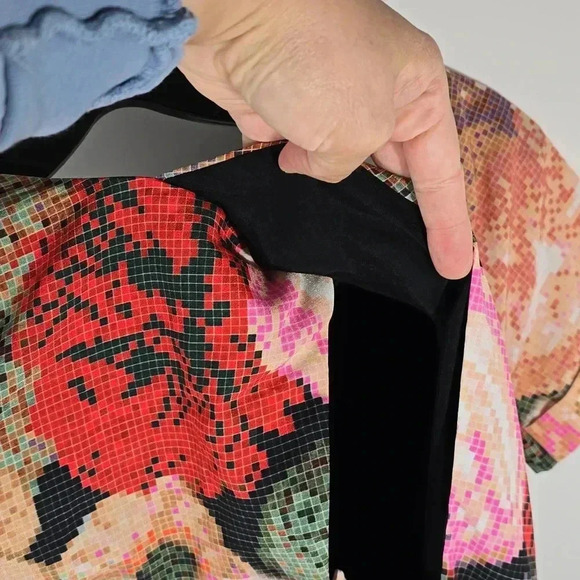 {Anthropologie} Ranna Gill Women's Fanned Vignette Shift Dress -  Size 2 - Picture 13 of 16